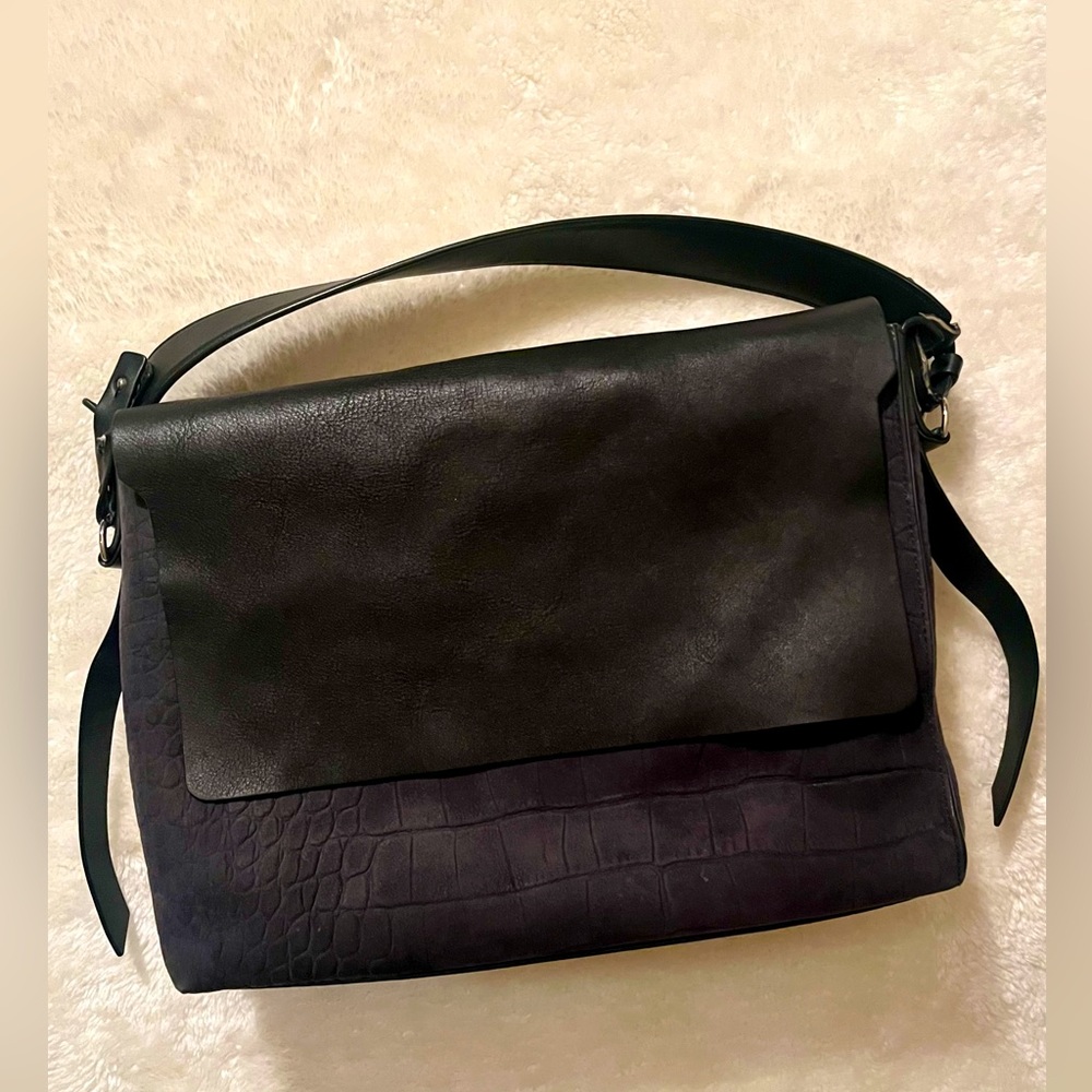 Allsaints Leather and Suede Crossbody/Shoulder Bag - Excellent Condition